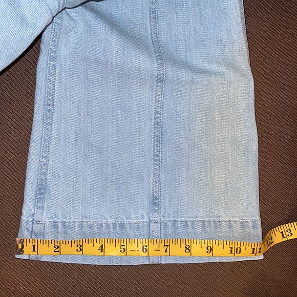 Ulla Johnson White and Light Blue Dye Jeans size 8 - Picture 7 of 8